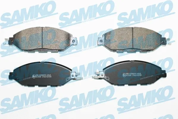 Diskinių stabdžių trinkelių rinkinys SAMKO 5SP2185