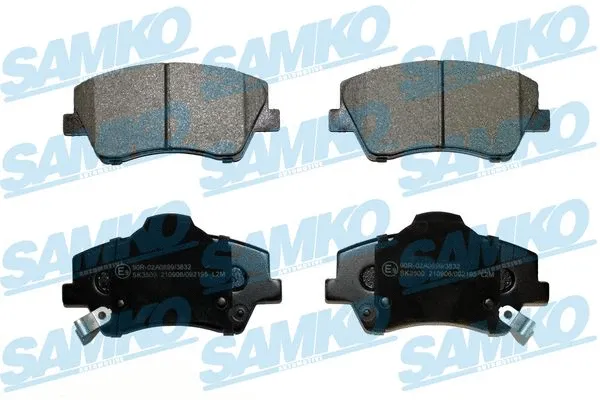 Diskinių stabdžių trinkelių rinkinys SAMKO 5SP2195