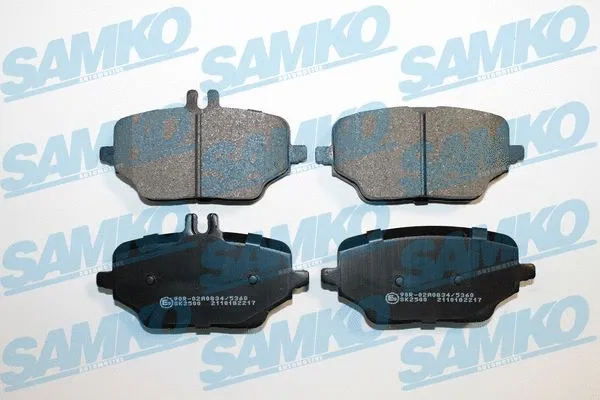 Diskinių stabdžių trinkelių rinkinys SAMKO 5SP2217