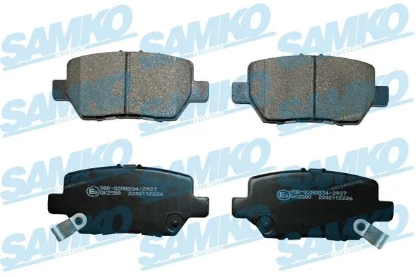 Diskinių stabdžių trinkelių rinkinys SAMKO 5SP2226