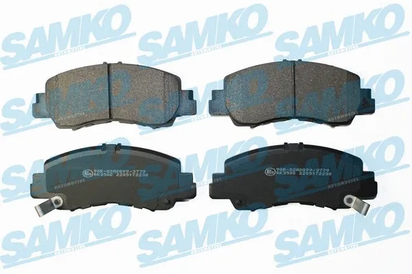 Diskinių stabdžių trinkelių rinkinys SAMKO 5SP2230