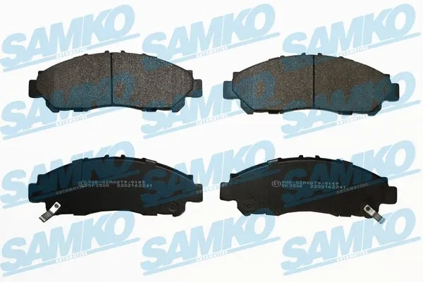 Diskinių stabdžių trinkelių rinkinys SAMKO 5SP2241