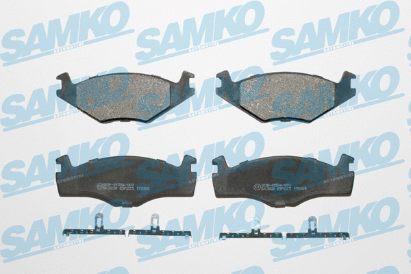 Diskinių stabdžių trinkelių rinkinys SAMKO 5SP225