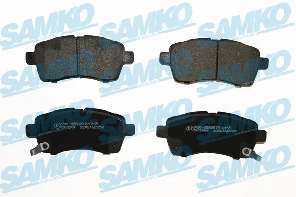 Diskinių stabdžių trinkelių rinkinys SAMKO 5SP2252