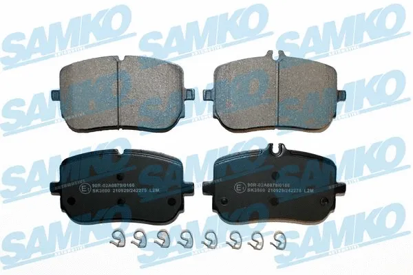 Diskinių stabdžių trinkelių rinkinys SAMKO 5SP2275