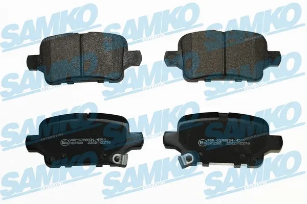 Diskinių stabdžių trinkelių rinkinys SAMKO 5SP2276