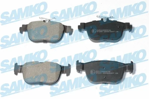 Diskinių stabdžių trinkelių rinkinys SAMKO 5SP2277