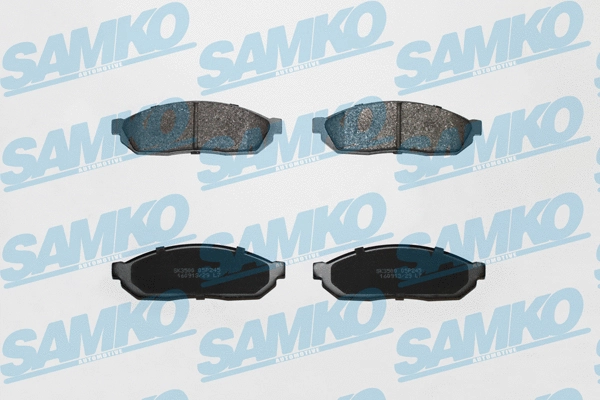 Diskinių stabdžių trinkelių rinkinys SAMKO 5SP245