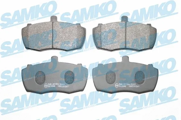 Diskinių stabdžių trinkelių rinkinys SAMKO 5SP261
