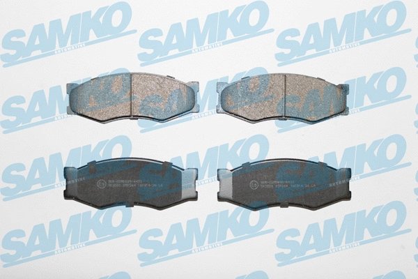Diskinių stabdžių trinkelių rinkinys SAMKO 5SP264