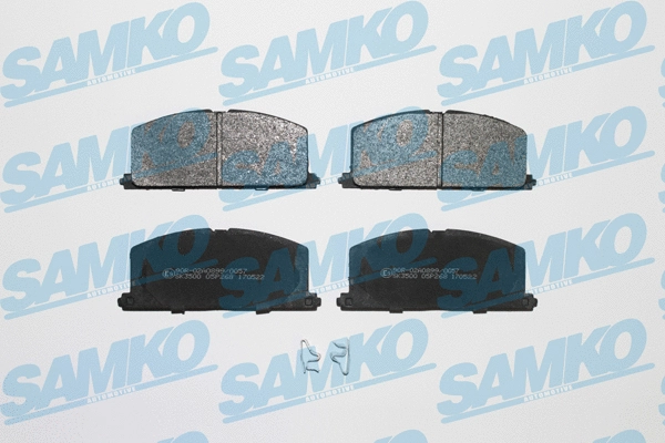 Diskinių stabdžių trinkelių rinkinys SAMKO 5SP268