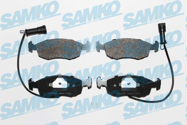 Diskinių stabdžių trinkelių rinkinys SAMKO 5SP269