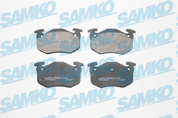 Diskinių stabdžių trinkelių rinkinys SAMKO 5SP275