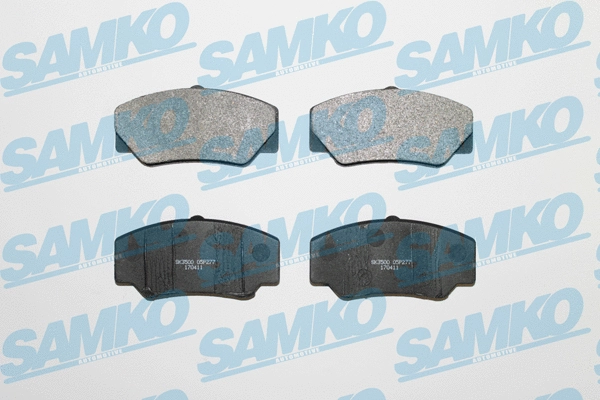 Diskinių stabdžių trinkelių rinkinys SAMKO 5SP277