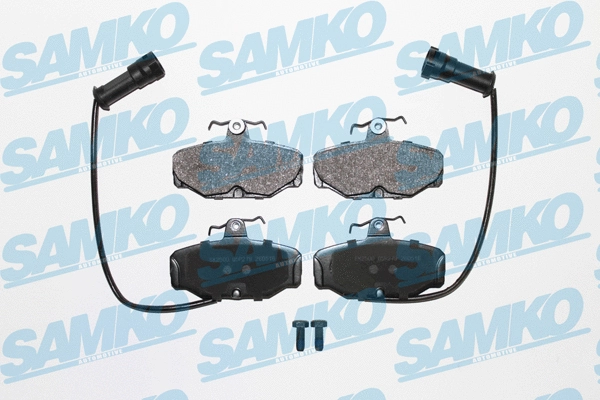 Diskinių stabdžių trinkelių rinkinys SAMKO 5SP279