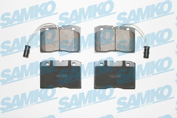Diskinių stabdžių trinkelių rinkinys SAMKO 5SP281