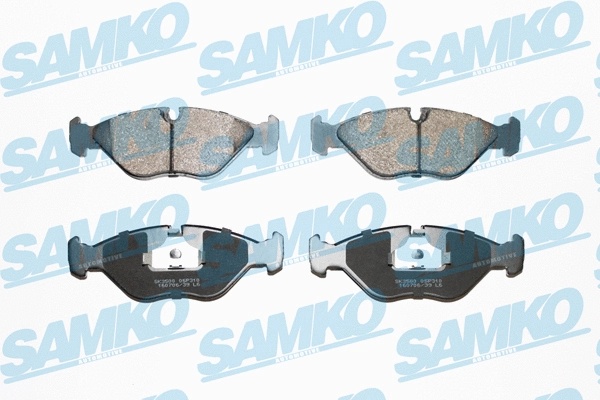 Diskinių stabdžių trinkelių rinkinys SAMKO 5SP310