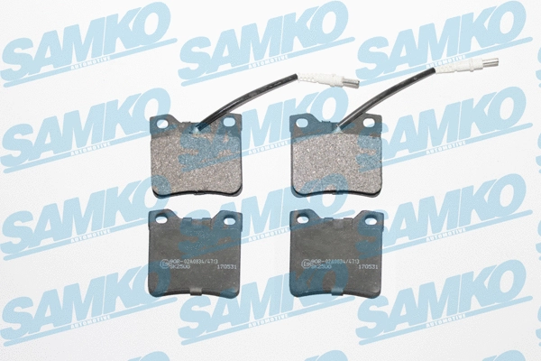 Diskinių stabdžių trinkelių rinkinys SAMKO 5SP330