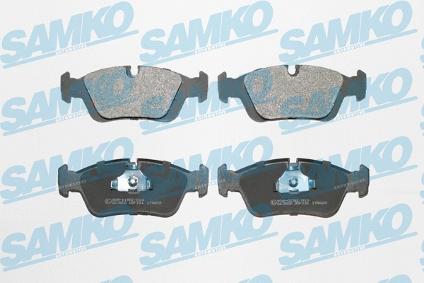 Diskinių stabdžių trinkelių rinkinys SAMKO 5SP331