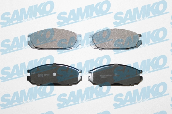 Diskinių stabdžių trinkelių rinkinys SAMKO 5SP376