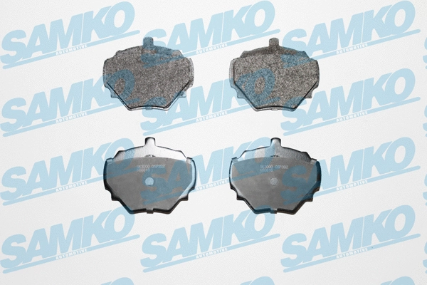 Diskinių stabdžių trinkelių rinkinys SAMKO 5SP392