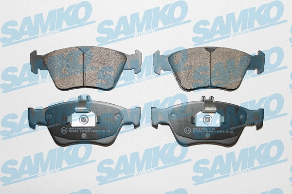 Diskinių stabdžių trinkelių rinkinys SAMKO 5SP409