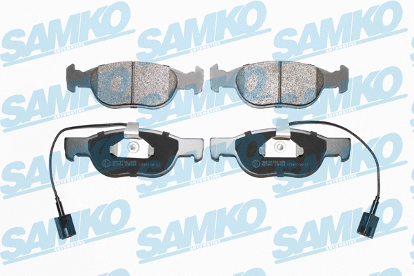 Diskinių stabdžių trinkelių rinkinys SAMKO 5SP424