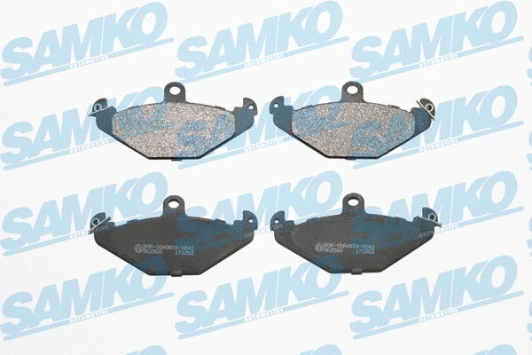 Diskinių stabdžių trinkelių rinkinys SAMKO 5SP427