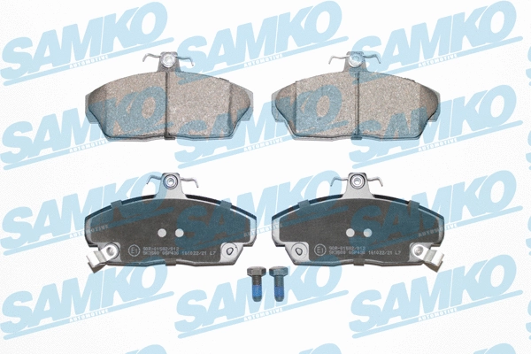 Diskinių stabdžių trinkelių rinkinys SAMKO 5SP430