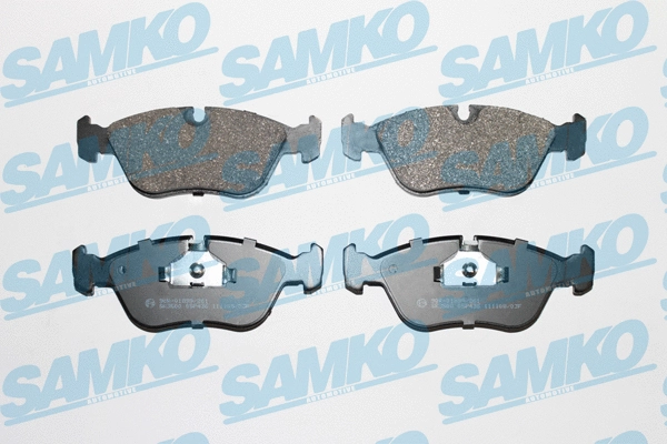 Diskinių stabdžių trinkelių rinkinys SAMKO 5SP436