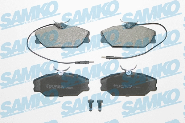 Diskinių stabdžių trinkelių rinkinys SAMKO 5SP445