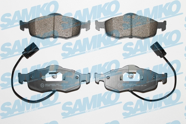 Diskinių stabdžių trinkelių rinkinys SAMKO 5SP461