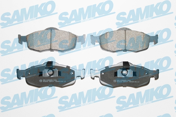 Diskinių stabdžių trinkelių rinkinys SAMKO 5SP471
