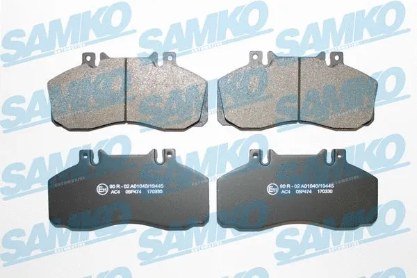 Diskinių stabdžių trinkelių rinkinys SAMKO 5SP474