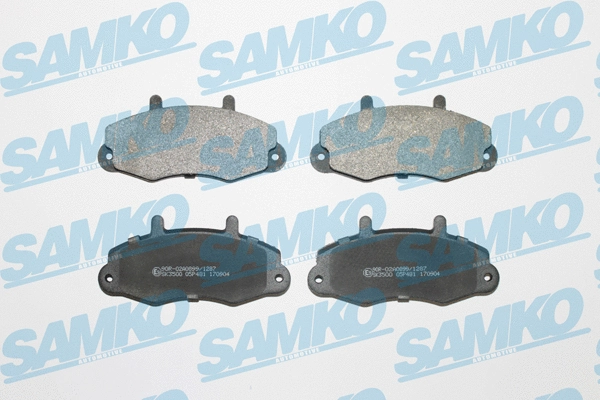 Diskinių stabdžių trinkelių rinkinys SAMKO 5SP481