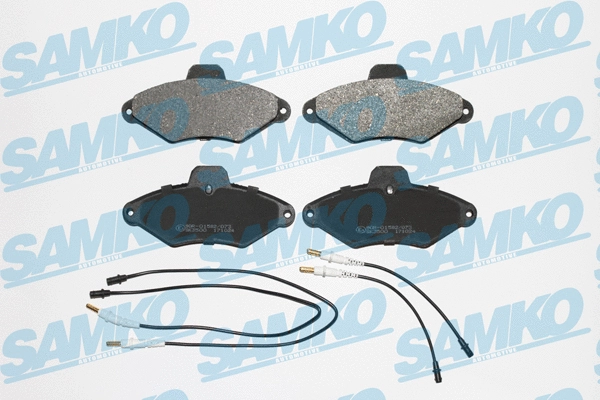 Diskinių stabdžių trinkelių rinkinys SAMKO 5SP487