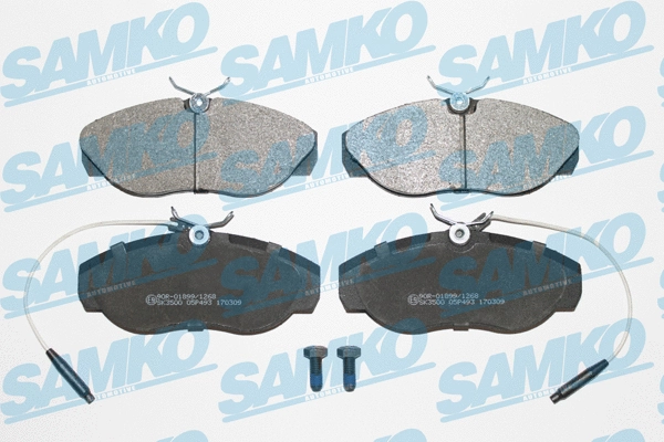 Diskinių stabdžių trinkelių rinkinys SAMKO 5SP493