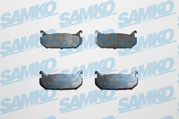 Diskinių stabdžių trinkelių rinkinys SAMKO 5SP512
