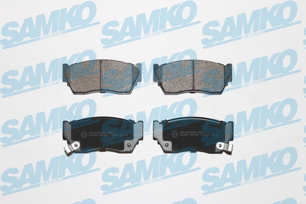 Diskinių stabdžių trinkelių rinkinys SAMKO 5SP520