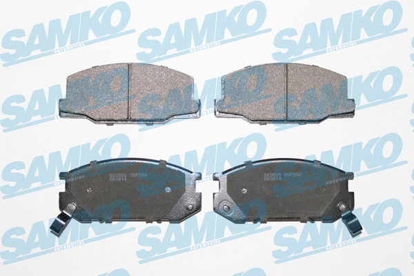 Diskinių stabdžių trinkelių rinkinys SAMKO 5SP553