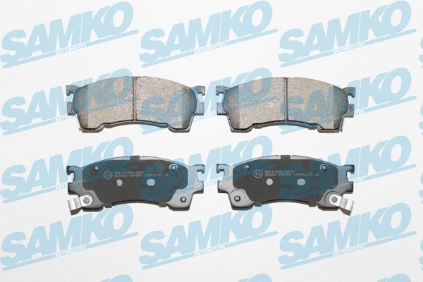 Diskinių stabdžių trinkelių rinkinys SAMKO 5SP559