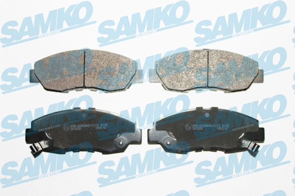 Diskinių stabdžių trinkelių rinkinys SAMKO 5SP566