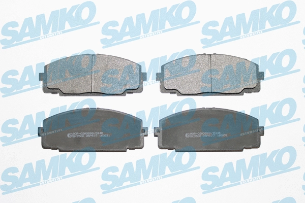 Diskinių stabdžių trinkelių rinkinys SAMKO 5SP577
