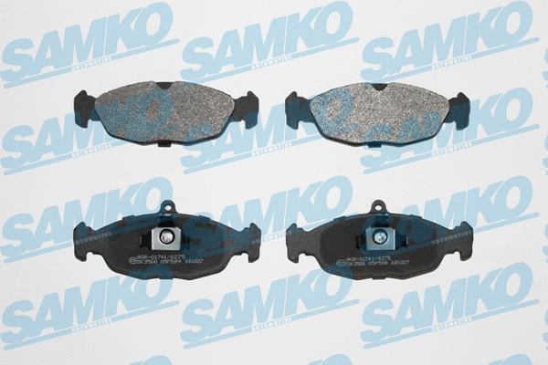 Diskinių stabdžių trinkelių rinkinys SAMKO 5SP599