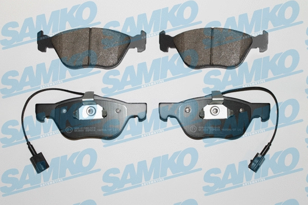 Diskinių stabdžių trinkelių rinkinys SAMKO 5SP614