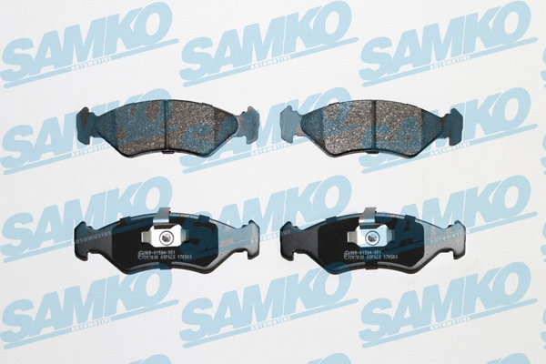 Diskinių stabdžių trinkelių rinkinys SAMKO 5SP625