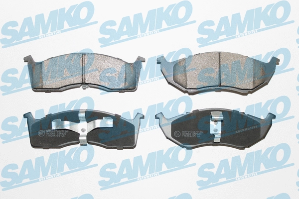 Diskinių stabdžių trinkelių rinkinys SAMKO 5SP629