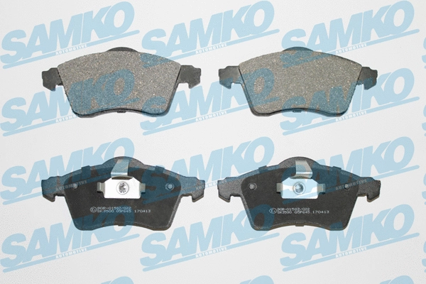 Diskinių stabdžių trinkelių rinkinys SAMKO 5SP645