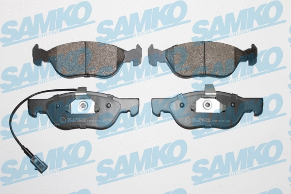 Diskinių stabdžių trinkelių rinkinys SAMKO 5SP646