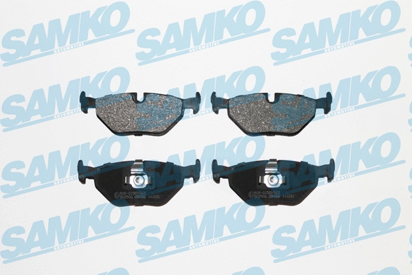 Diskinių stabdžių trinkelių rinkinys SAMKO 5SP650